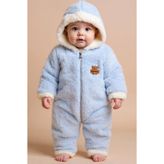 TUOBEBE Wellsoft Kapüşonlu Fermuarlı Kışlık Bebek Tulum