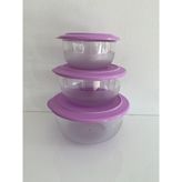 Tupperware Kristalin 3lü 3.5lt,2.1lt,1.1lt
