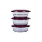 Tupperware Kristalin Kase 3 Lü Set