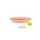 Tupperware Kristalin Serisi Serisi Servis Tabağı 2 Lt Turuncu