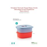Tupperware Mikrodalga Fırın Isıtma Kabı 2 Li