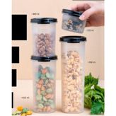 Tupperware Oval Yuvarlak Siyah 4 Lü Set Esc - Abanoz