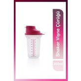 Tupperware Shaker Gıda Hazırlama Ve Karıştırma Kabı 350 ml Vişne Çürüğü