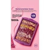 Tupperware Silikon Dildörtgen Kısa Pişirme Kalıbı