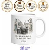 Tupya Gift Sokak Fotoğrafçısı Gezgine Analog Kamera Deklanşör Temalı Baskılı Kupa Bardak Hediye - Adet - Beyaz