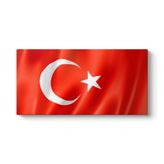 Türk Bayrağı Tablosu 140 x 70