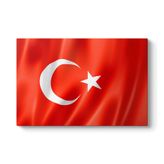 Türk Bayrağı Tablosu 75 x 50