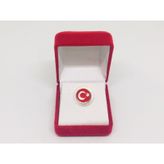 Türk Bayrağı Yaka Rozeti
