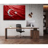 Türk Bayrak Kanvas Tablo