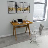 Türker Design Poks Doğal Ahşap Çalışma Masası - 90X60 - Meşe