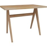 Türker Design Poks Doğal Ahşap Çalışma Masası - 90X60 - Naturel