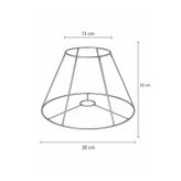 Turkish Belkıs Rattan Abajur avize teli