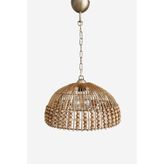 Turkish Belkıs Rattan Rattan, Bambu, Hasır Sarkıt Avize Çap: 35 Cm