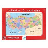 Türkiye Haritası Frame Puzzle 35 Parça