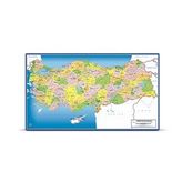 Türkiye Siyasi Haritası 81 Parça Frame Puzzle