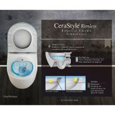 Turkuaz Cerastyle City Rimless Kanalsız Asma Klozet + Kapak