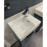 Turkuaz Seramik Sharp 40X30 cm Etajerli Lavabo
