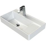 Turkuaz Seramik Sharp 65X38 cm Etajerli Lavabo
