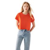 Turuncu Basic Crop Tişört Crop/Kısa Kesim 168220-33272