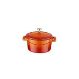 Turuncu Döküm Mini Tencere - 10 Cm, 0.35 L