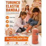 Turuncu Elastik Bandaj 10CM