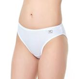 Tutku 6 Adet Elastan Düz Bikini - Standart - Beyaz