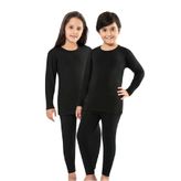 Tutku Unisex Çocuk Siyah Termal Üst