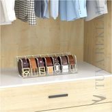 Tuva Reklam Pleksi Dolap Içi 7 Bölmeli Kemer Organizer Düzenleyici (Çoklu Transparan Renk Seçeneği) - Şeffaf - 1 Adet - 30 x 13 cm, h: 12,5 cm