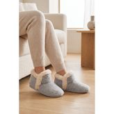 Twigy Elsa Peluş Kadın Ev Botu Gri 37/41