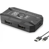 Twin Store M1 Oyun Klavye Mouse Dönüştürücü Adaptör Bluetooth 5.0 Type-C Siyah