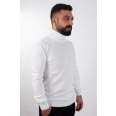 Twister 3623 Ekru Balıkçı Yaka Erkek Kazak