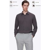 Twn Slim Fit Antrasit Düz Gömlek