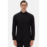 Twn Slim Fit Siyah Çizgili Gömlek