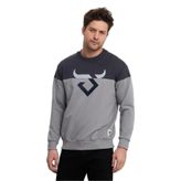 TWOBULL HELSINKI Sweatshirt Erkek SİYAH/FÜME -1