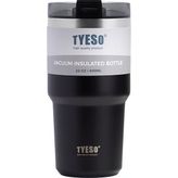 Tyeso Tripletask Termos Vakumlu Paslanmaz Çelik Pipetli 600ML - Mor