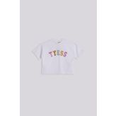 Tyess BG Store Kız Çocuk Beyaz Tshirt