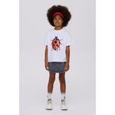 Tyess Kız Çocuk Beyaz Tshirt - 14 Yaş