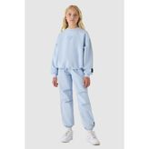 Tyess Kız Çocuk Mavi Sweatshirt - 6 Ay
