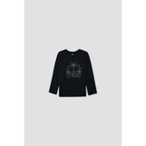 Tyess Kız Çocuk Siyah Tshirt - 10 Yaş