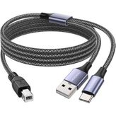 Type-C 2 In 1 Yazıcı Kablosu