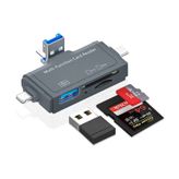 Type C Micro Usb Lightning 7in1 Kart Okuyucu Tf Sd Usb Ads-368