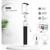 Type-C Selfie Stick Çubuğu Siyah