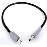 Type-C To Mikro USB Kablosu, USB Tip C - Mikro B Otg Kablosu Erkek - Erkek Şarj Veri Iletimi, 30 Santimetre Kablo (ZR796-30CM Kablo)