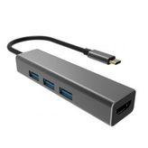 Type-C To Usb 3.0-3 Hdmi Çevirici Dh318