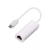 Type-C USB RJ45 Ethernet 10/100 Çevirici Adaptör WIN10/MAC/LINUX (Tak Çalıştır) Type C Lan