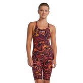 Tyr Thresher Open Back Kadın Mayo - Hyperblitz - Titanium