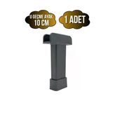 U Geçme Gri Plastik Ayarlı Ayak Mobilya Masa Ve Dolap Ayağı(Gri)(6Cm - 10Cm) Gri 10Cm 10Cm - 1 Adet