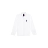 U.S. Polo Assn. 50270356-VR013 Beyaz Uzun Kollu Erkek Çocuk Gömlek