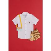 U.S. Polo Assn. 50284019-VR013 Beyaz Erkek Çocuk Gömlek