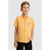 U.S. Polo Assn. 50320261-VR013 Beyaz Erkek Çocuk Gömlek